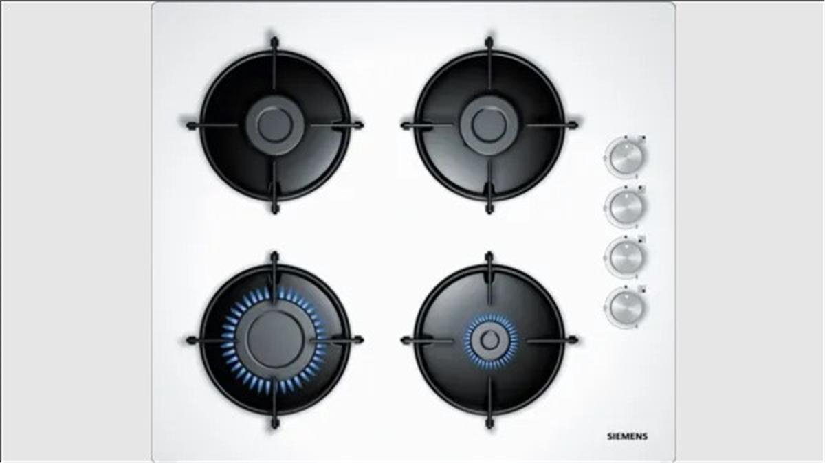 Siemens Eo6C2Pb11O Doğalgazlı 4 Gözlü Ankastre Ocak