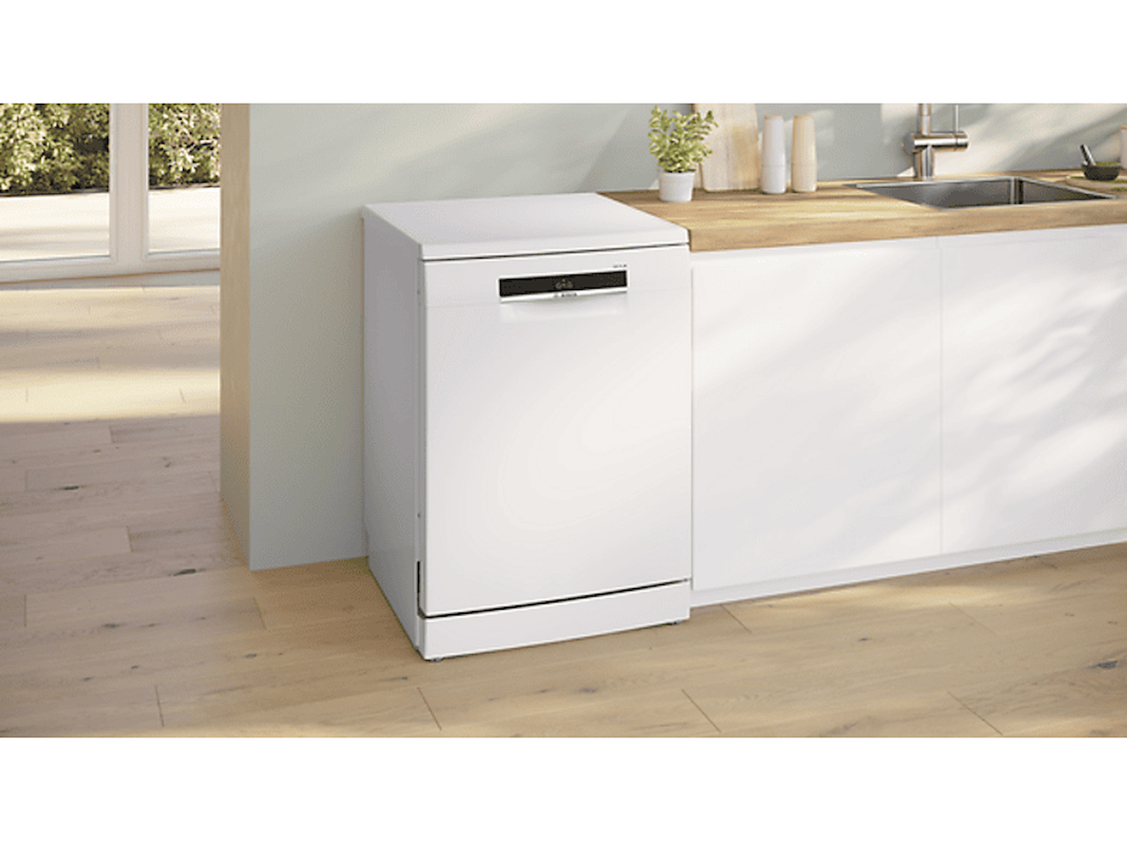 BOSCH SMS6EKW63T B Enerji Sınıfı 13 Kişilik 6 Programlı Solo Bulaşık Makinesi