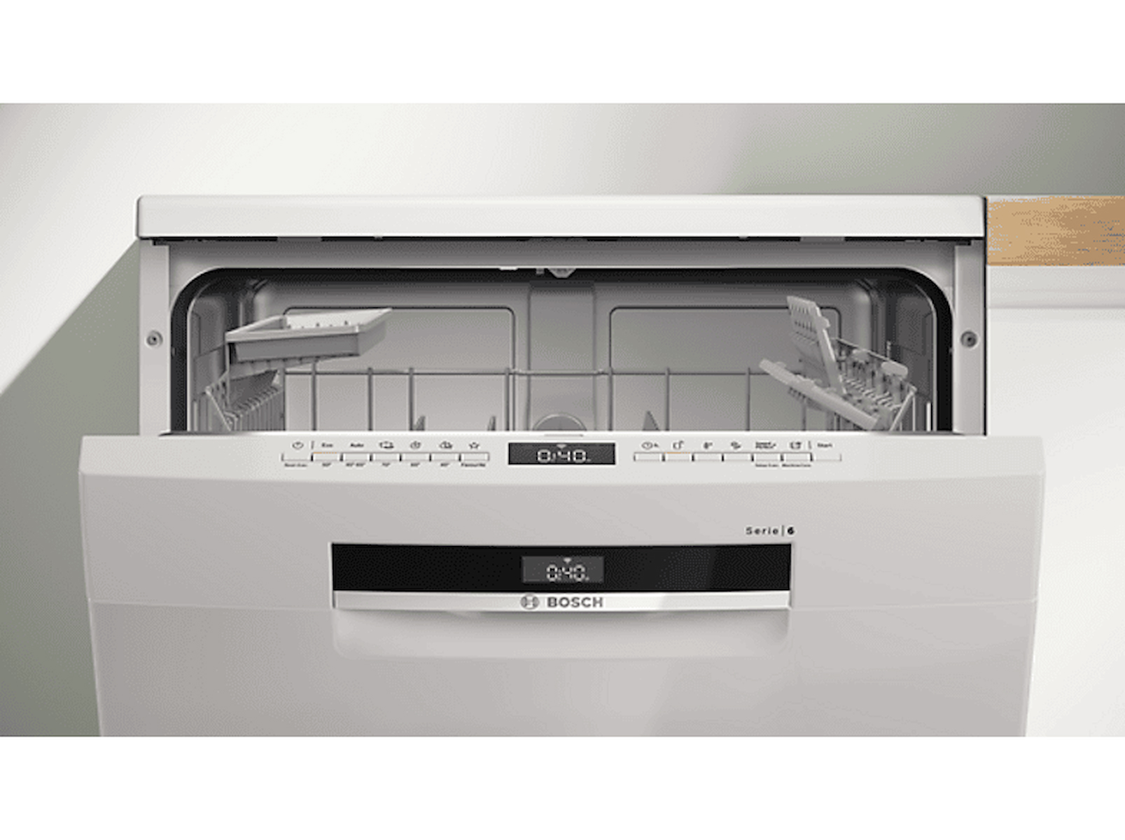 BOSCH SMS6EKW63T B Enerji Sınıfı 13 Kişilik 6 Programlı Solo Bulaşık Makinesi
