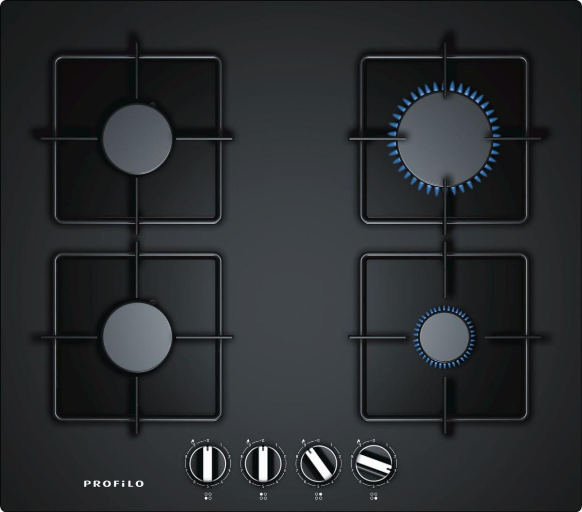 Profilo OP16P6B10D Doğalgazlı 4 Gözlü Ankastre Ocak