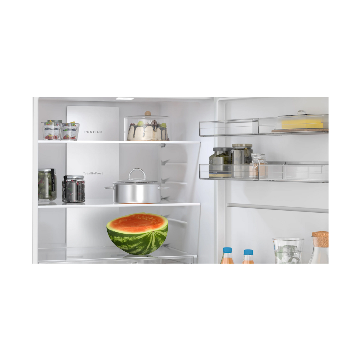 Profilo BD3056WDNN 500 Litre D Enerji Sınıfı No Frost Home Connect Beyaz Alttan Donduruculu Buzdolabı