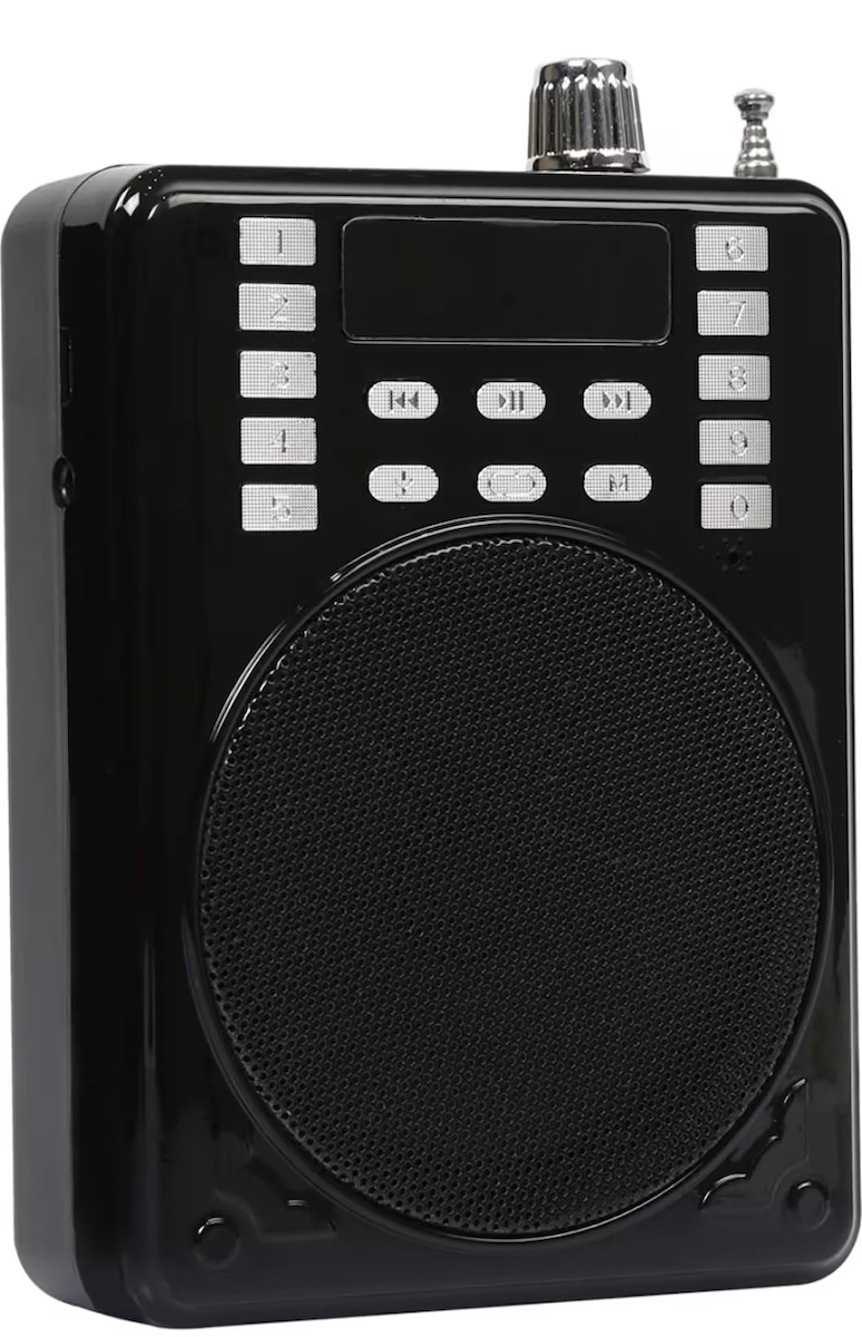 Subzero KTX 1601 Mikrofonlu Rehber Öğretmen Amfisi USB/TF/AUX FM Destekli Hoparlör