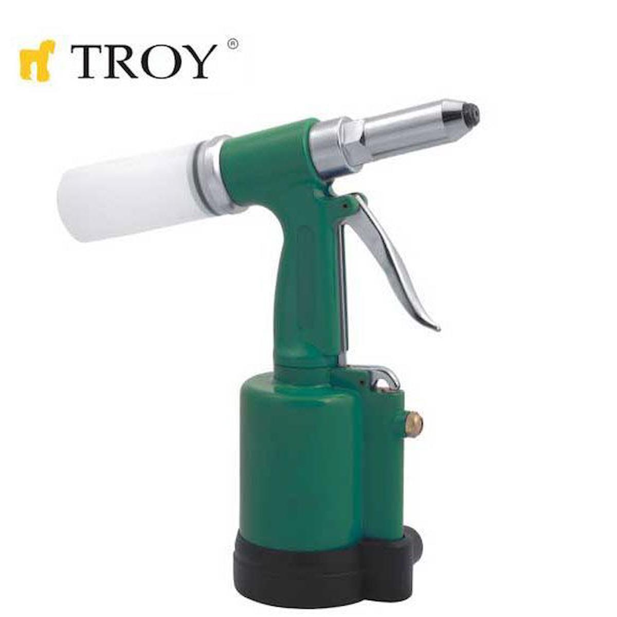 TROY 18600 Havalı Perçin Tabancası, 1/4''