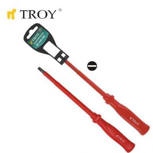 TROY 22121 Düz İzoleli Tornavida (4.0x 100mm)