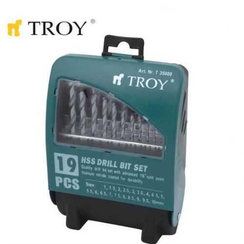 TROY 35000 HSS Matkap Uç Seti 19 Parça