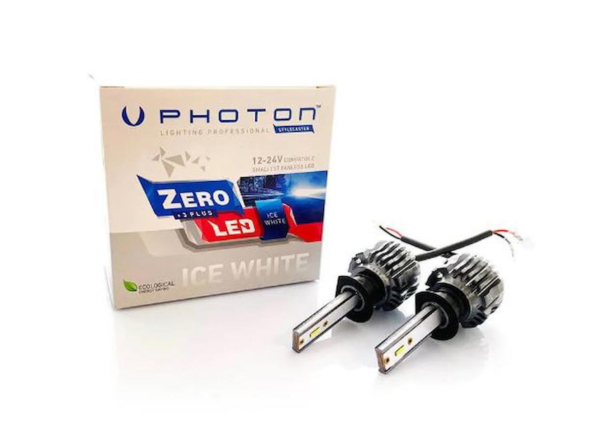 Photon Zero H4 +3 Plus Ice White Fansız LED Xenon