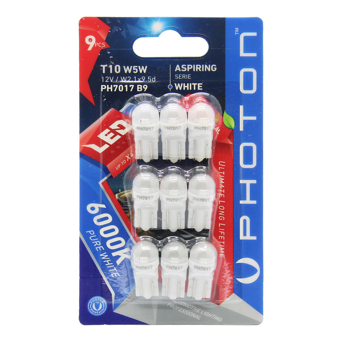 Photon T10 W5W Led Blister 9'lu Paket