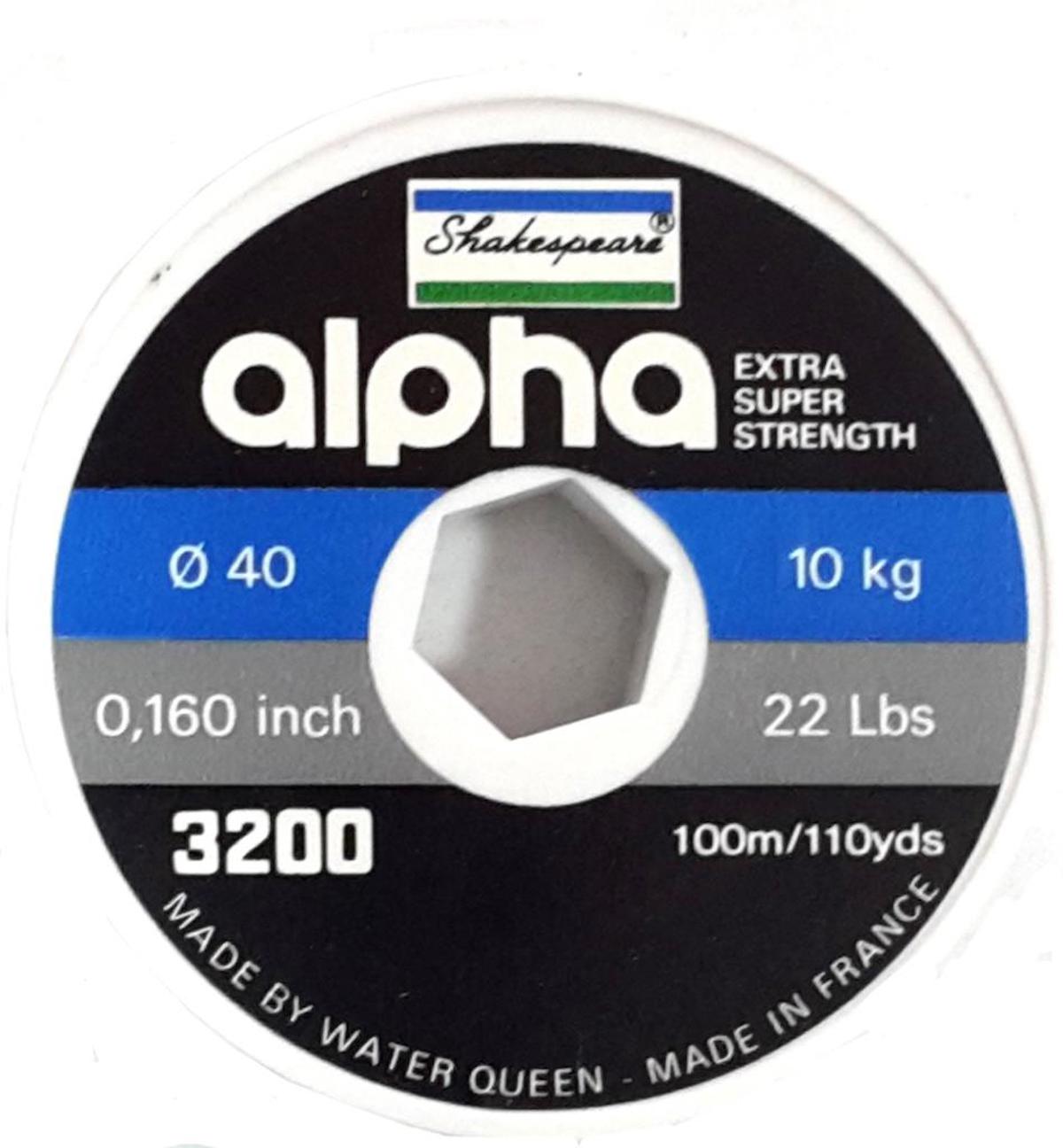 Shakespeare Alpha Black 100 mt. Misina