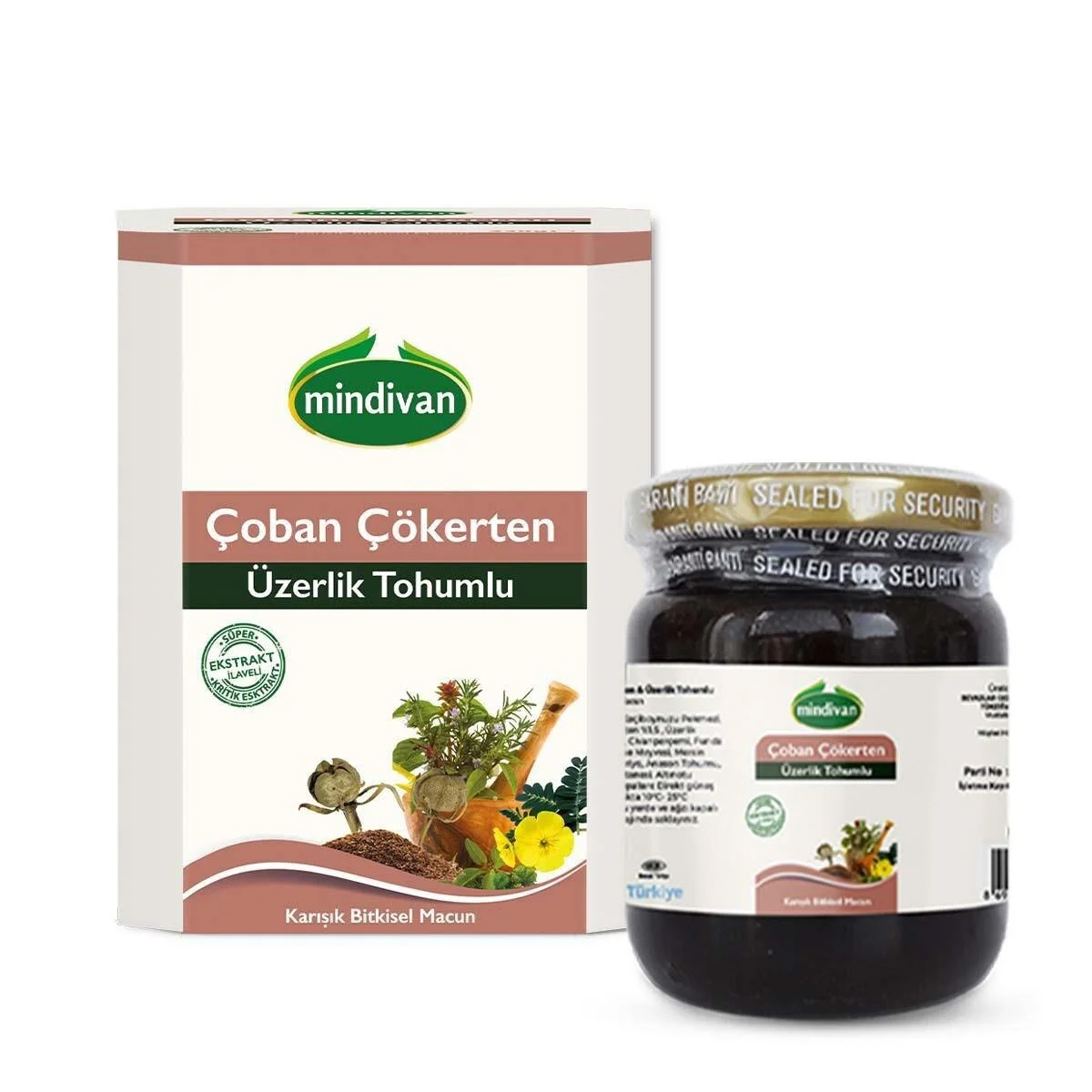 Mindivan Çoban Çökerten & Üzerlik Tohumlu Macun 230 g