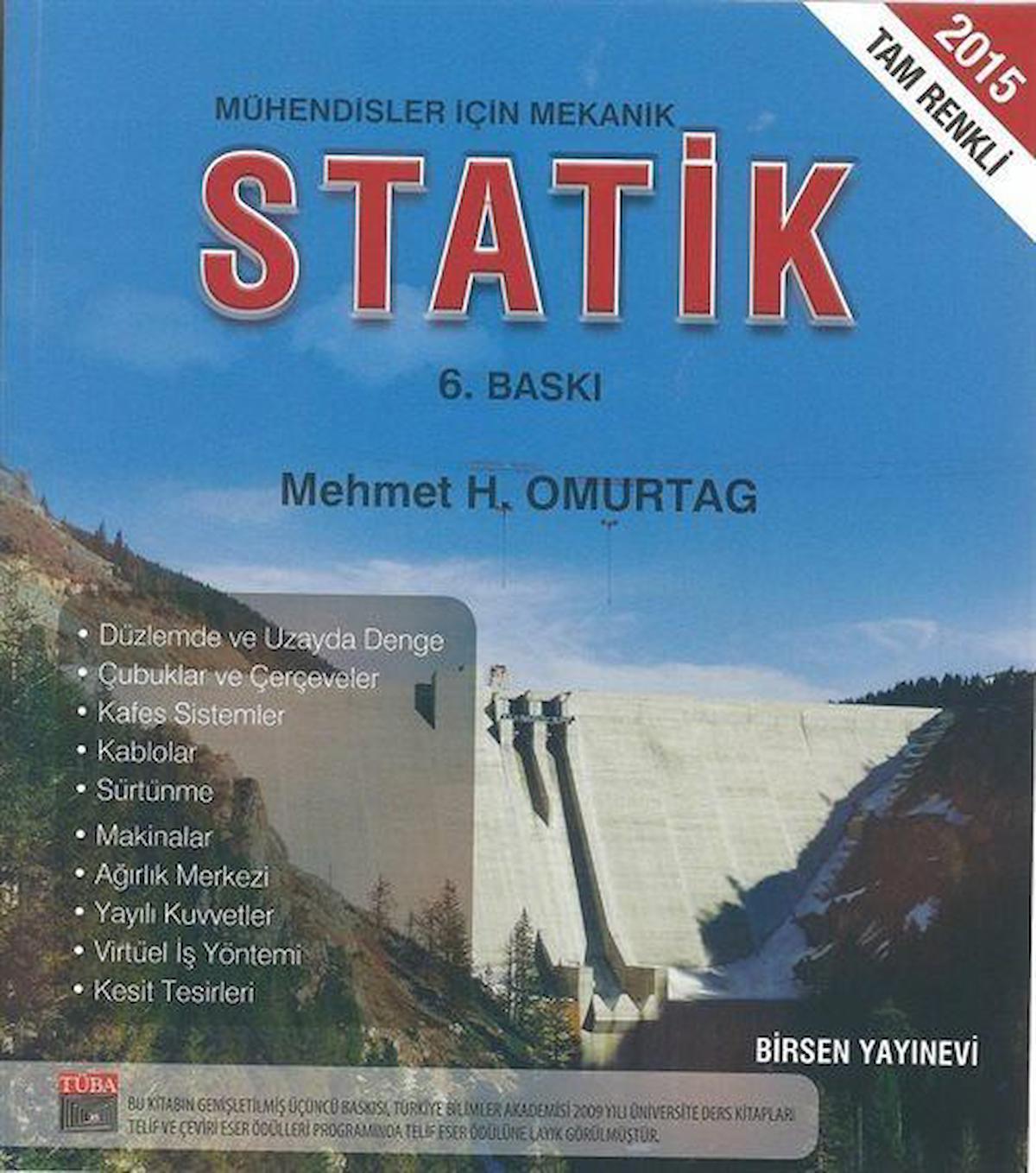 Mühendisler İçin Mekanik Statik