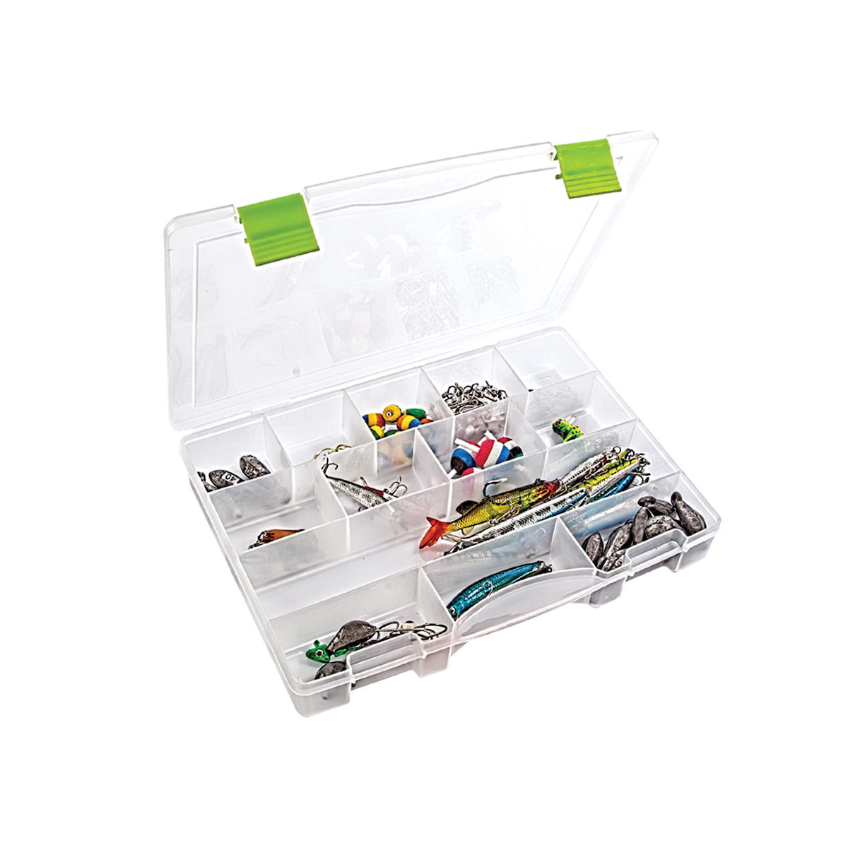 Slim Organizer  Alet Çantası -Vida Olta Çivi Boncuk Yüzük Küpe Kutusu - 13 Gözlü (4490)