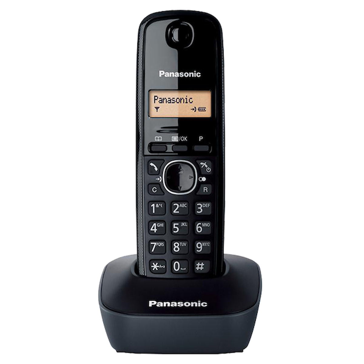 PANASONIC KX-TG1611 DECT TELSİZ TELEFON (SİYAH) (4490)