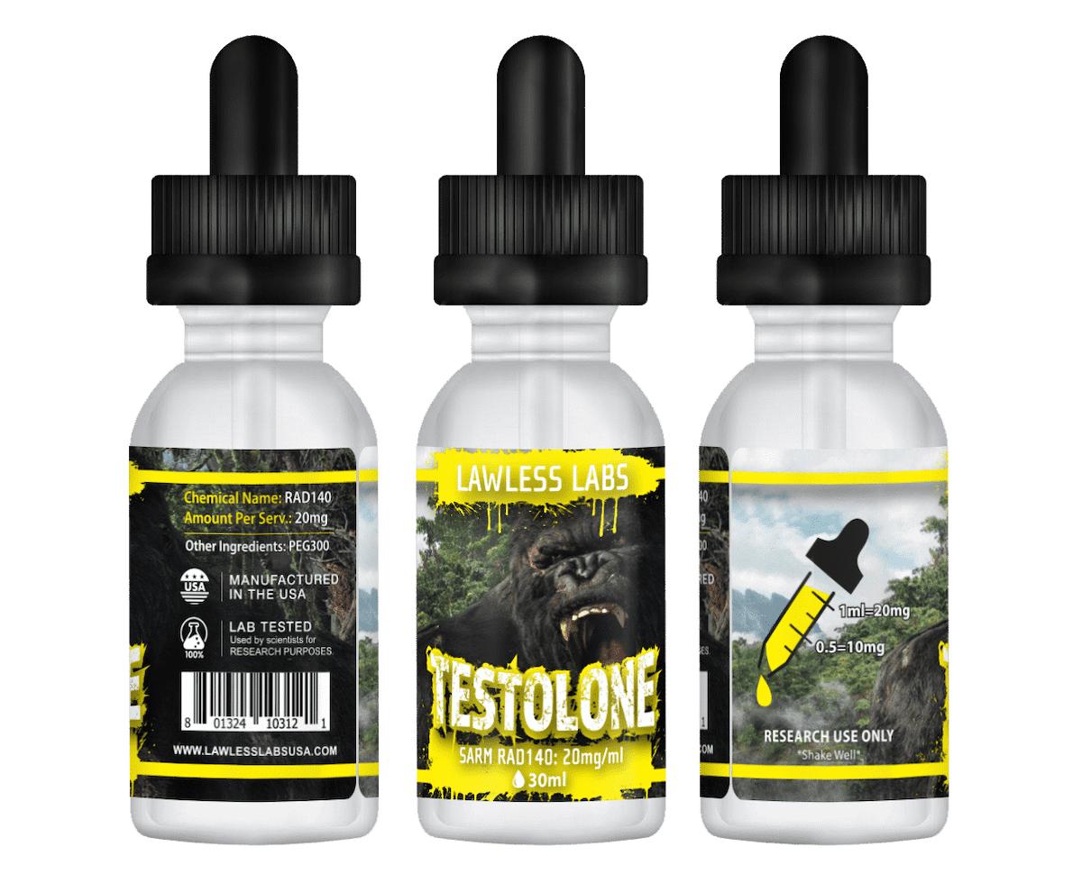 LAWLESS LABS SARMS TESTOLONE - RAD140