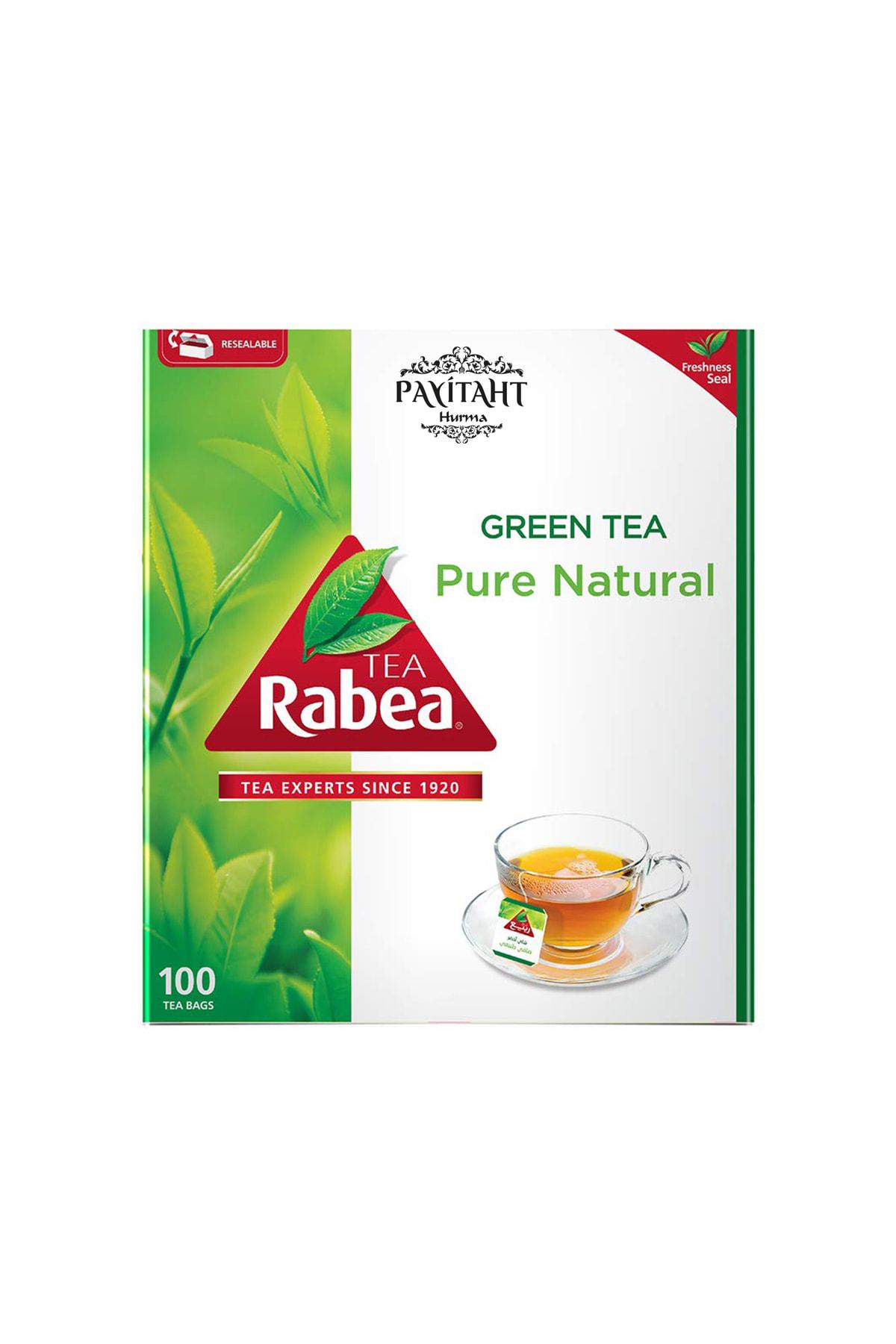 Payitaht Rabea Tea Pure Natural Bardak Poşet Yeşil Çay 100'lü 