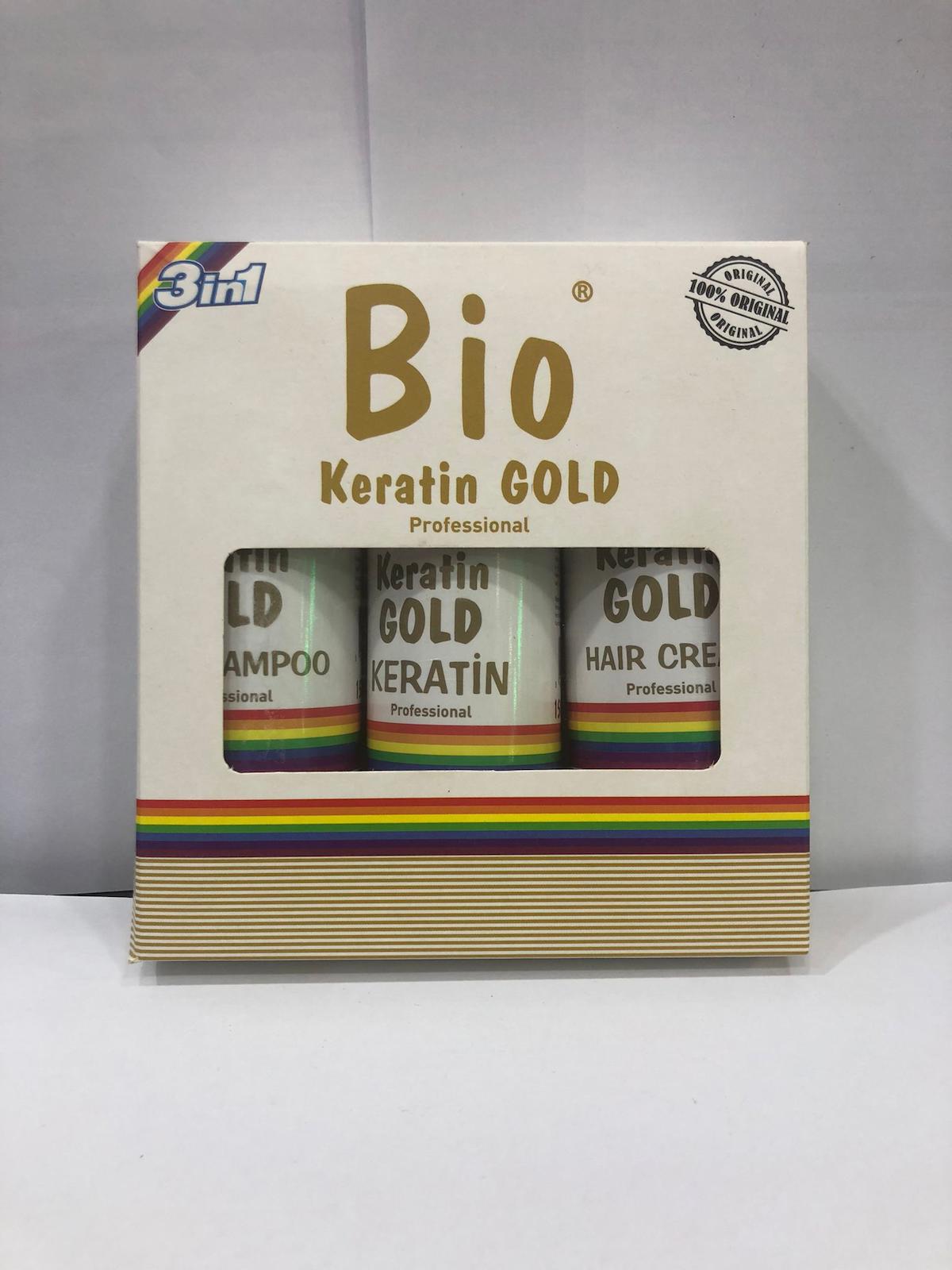 BİO KERATİN GOLD ŞAMPUAN-MASKE-KREM 3LÜ SET