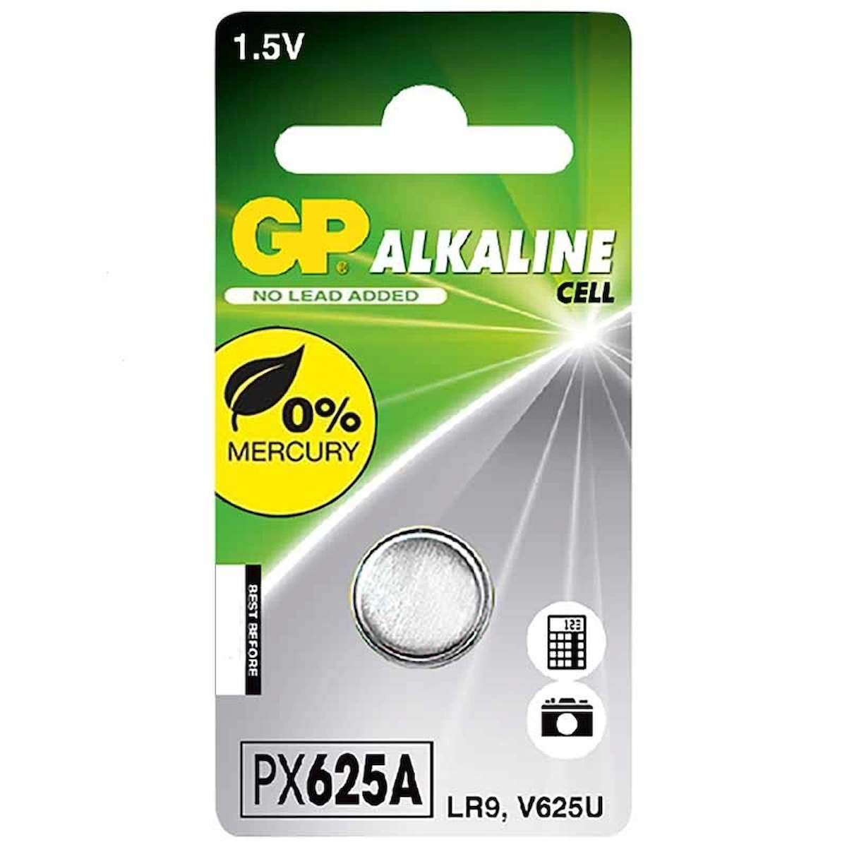 GP PX625A ALKALİN TEKLİ LR9 PİL (4533)