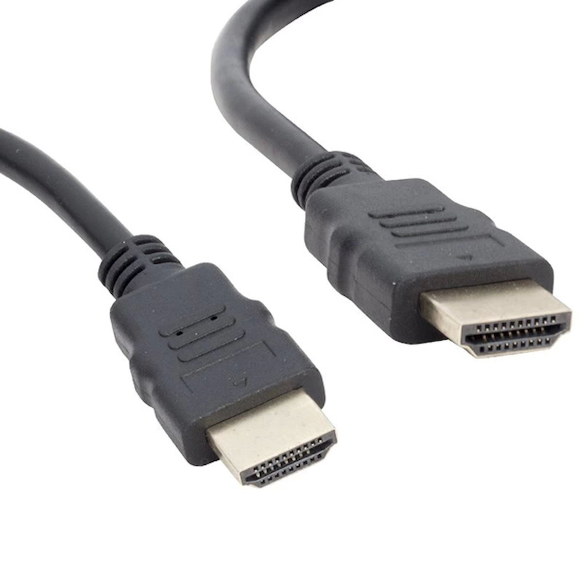 PLASTİK DÜZ SİYAH 1.5 METRE HDMI KABLO POŞETLİ (4533)