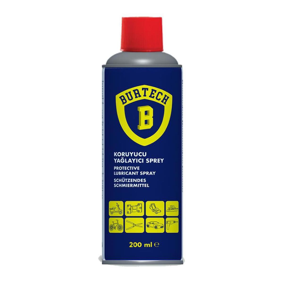 Burtech B40 Yağlayıcı ve Koruyucu Sprey 200 Ml Çok Amaçlı Sprey