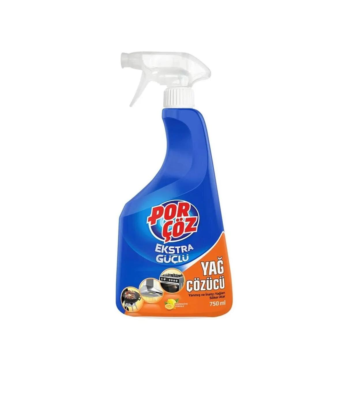 Porçöz Yağ Çözücü Sprey 750 ml