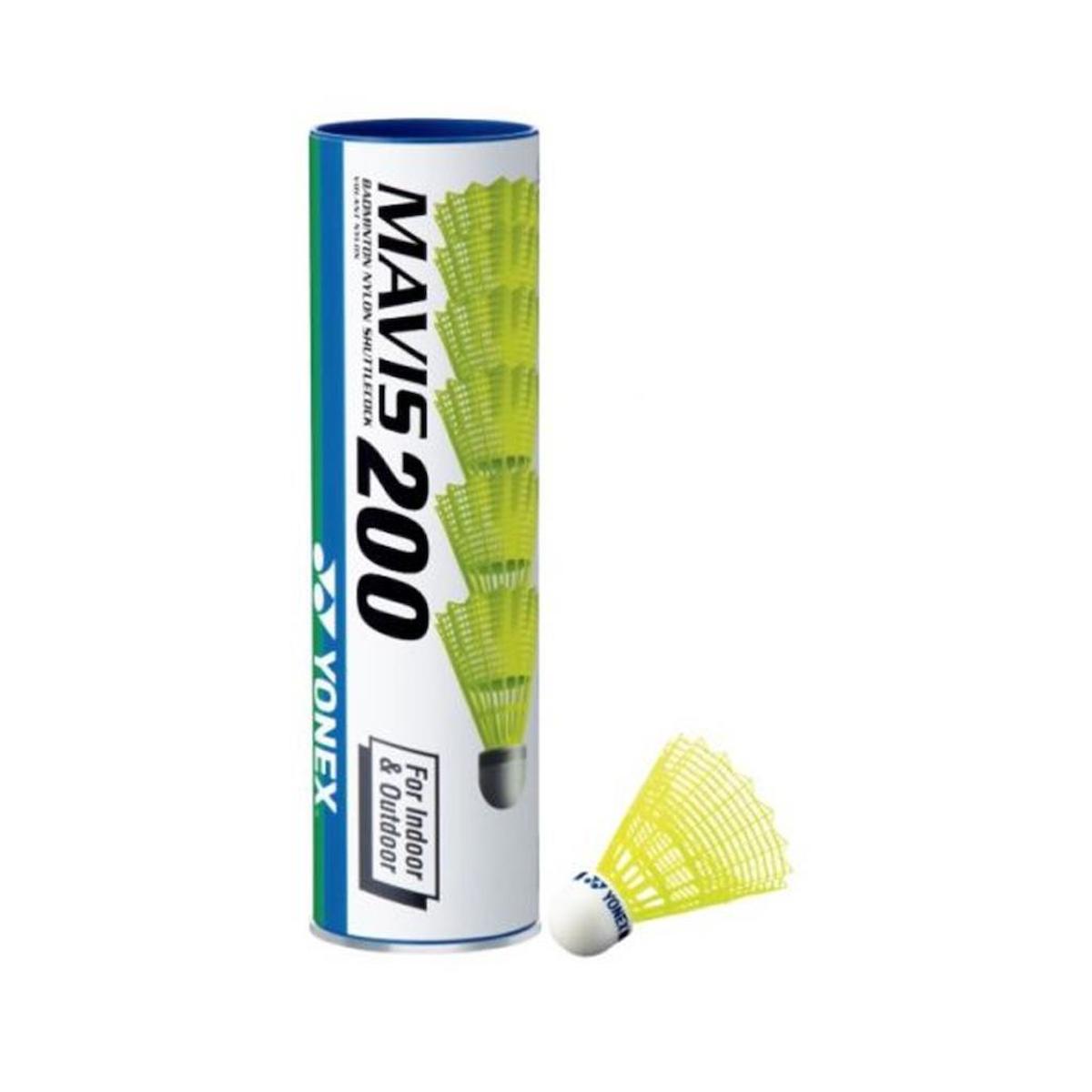 YONEX MAVİS 200 Dış Mekan İç Mekan Badminton Topu 3'LÜ