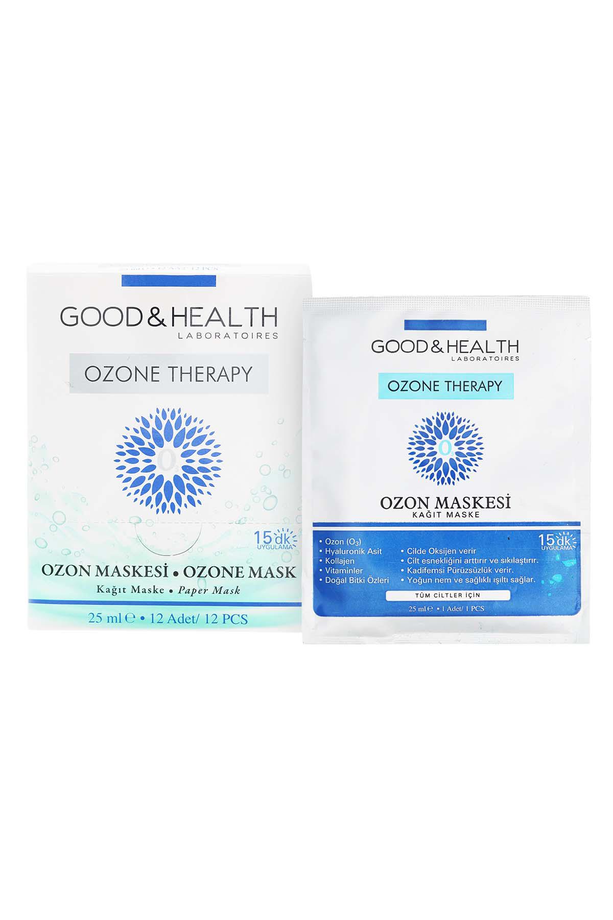 GOOD&HEALTH OZONE THERAPY NEMLENDİRİCİ OZON KAĞIT MASKE 25 ML - TEKLİ