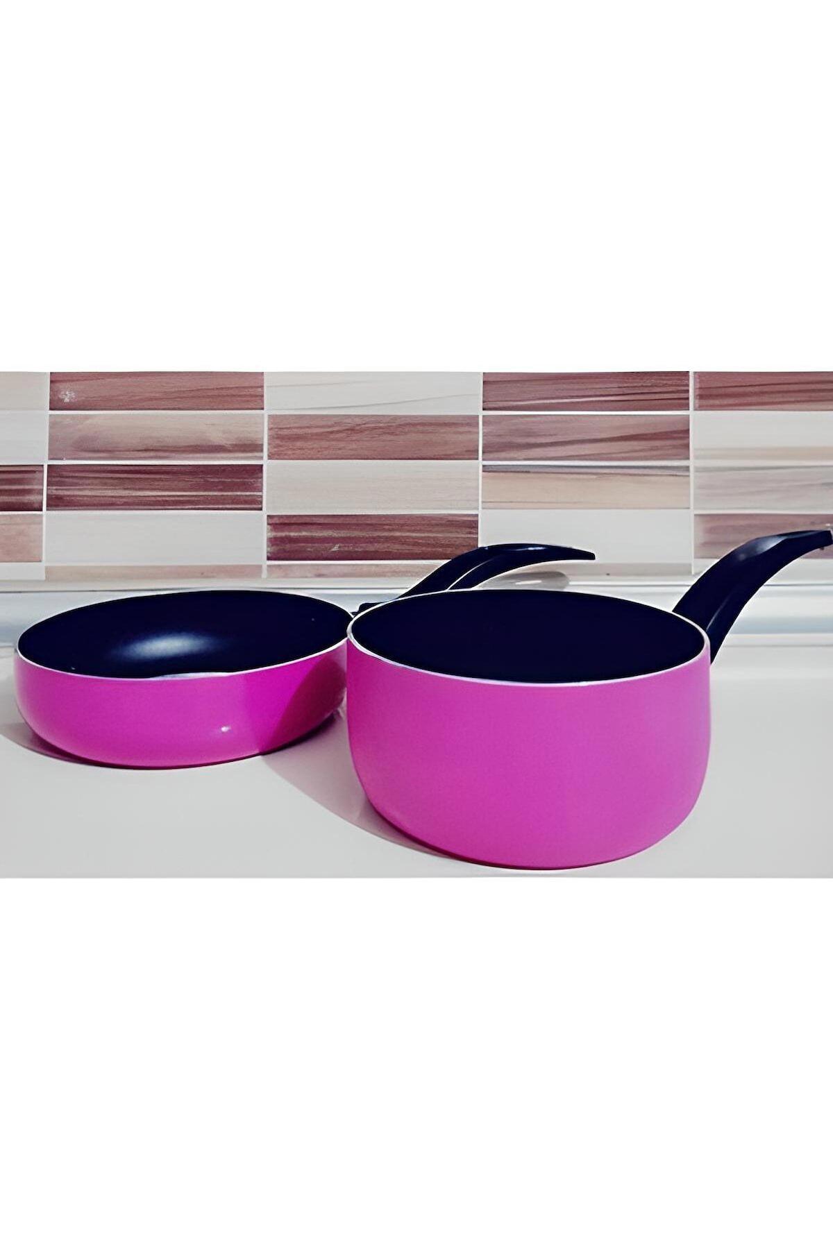 Teflon 2'li Set Sos Tavası 12cm + Derin Sütlük 14cm