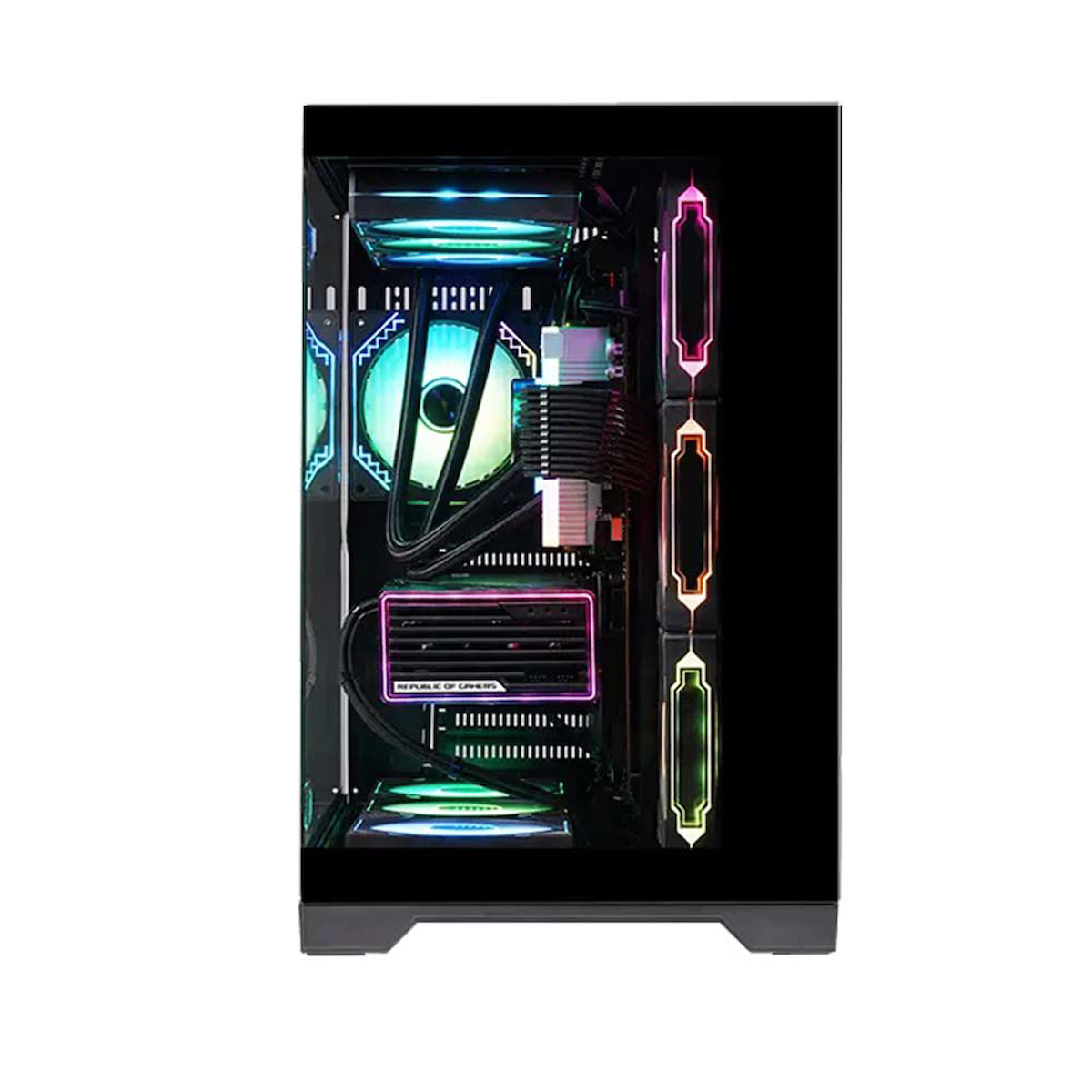 Xaser Lexus x50 Ryzen 5 7500F 32GB DDR5 Ram 2TB M.2 NVMe SSD 12GB RTX5070 Sıvı Soğutmalı Oyuncu Bilgisayarı