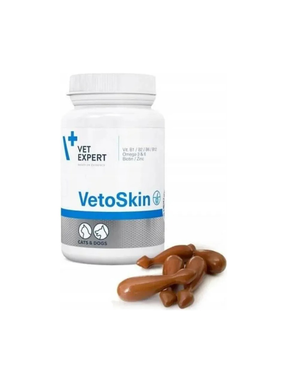 Vet Expert VetoSkin Kedi Köpek Vitamin (Açık 10'lu kapsül)