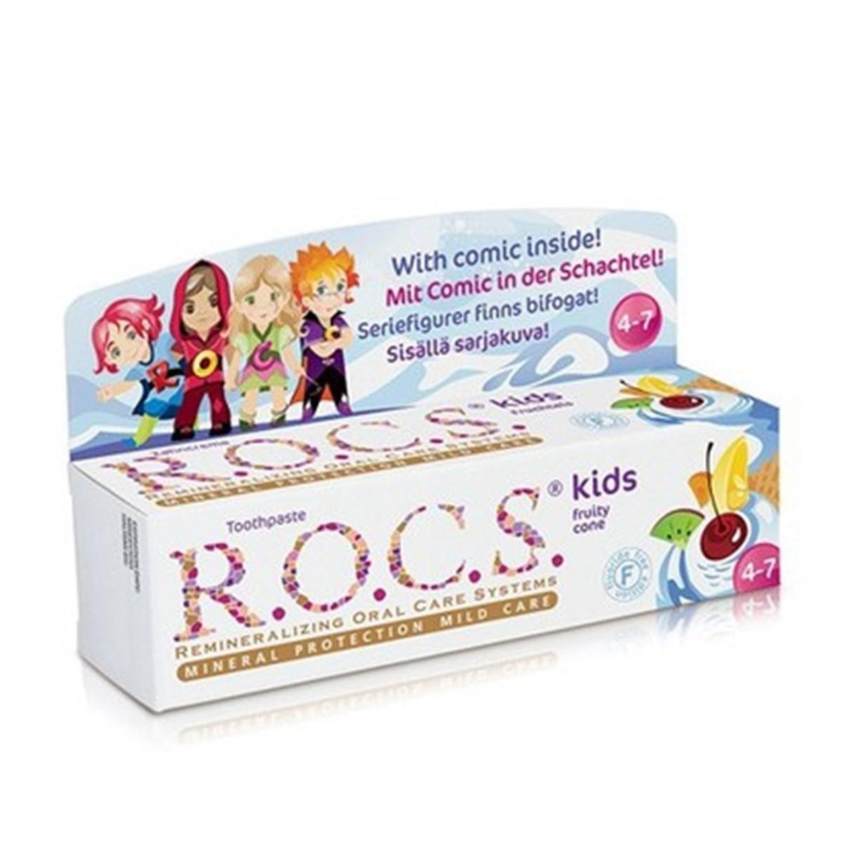 R.O.C.S. Meyve Aromalı Beyazlatma Florürsüz Diş Macunu 35 ml 