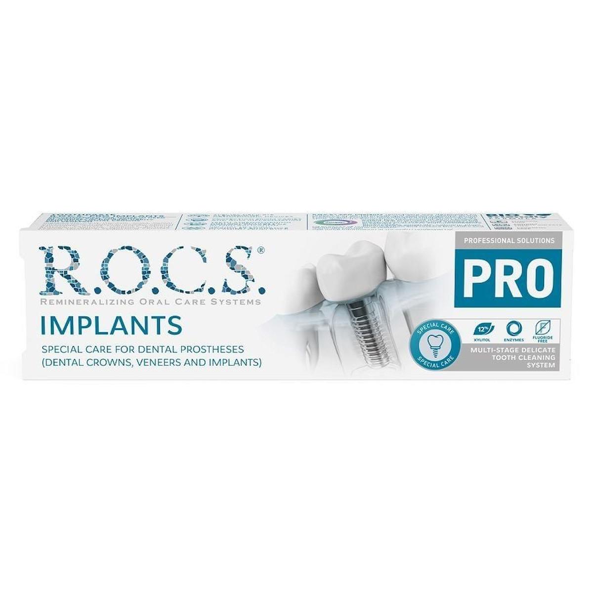 Rocs Pro Implants Diş Macunu 60ml