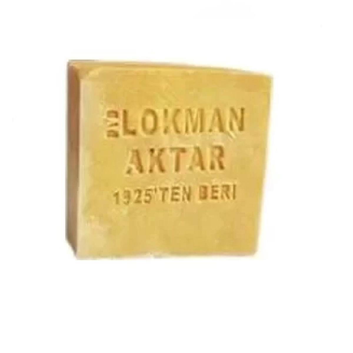 lokman aktar El Yapımı Kükürtlü Sabun 6.5 x 6.5 x 2.5 CM 1 Adet