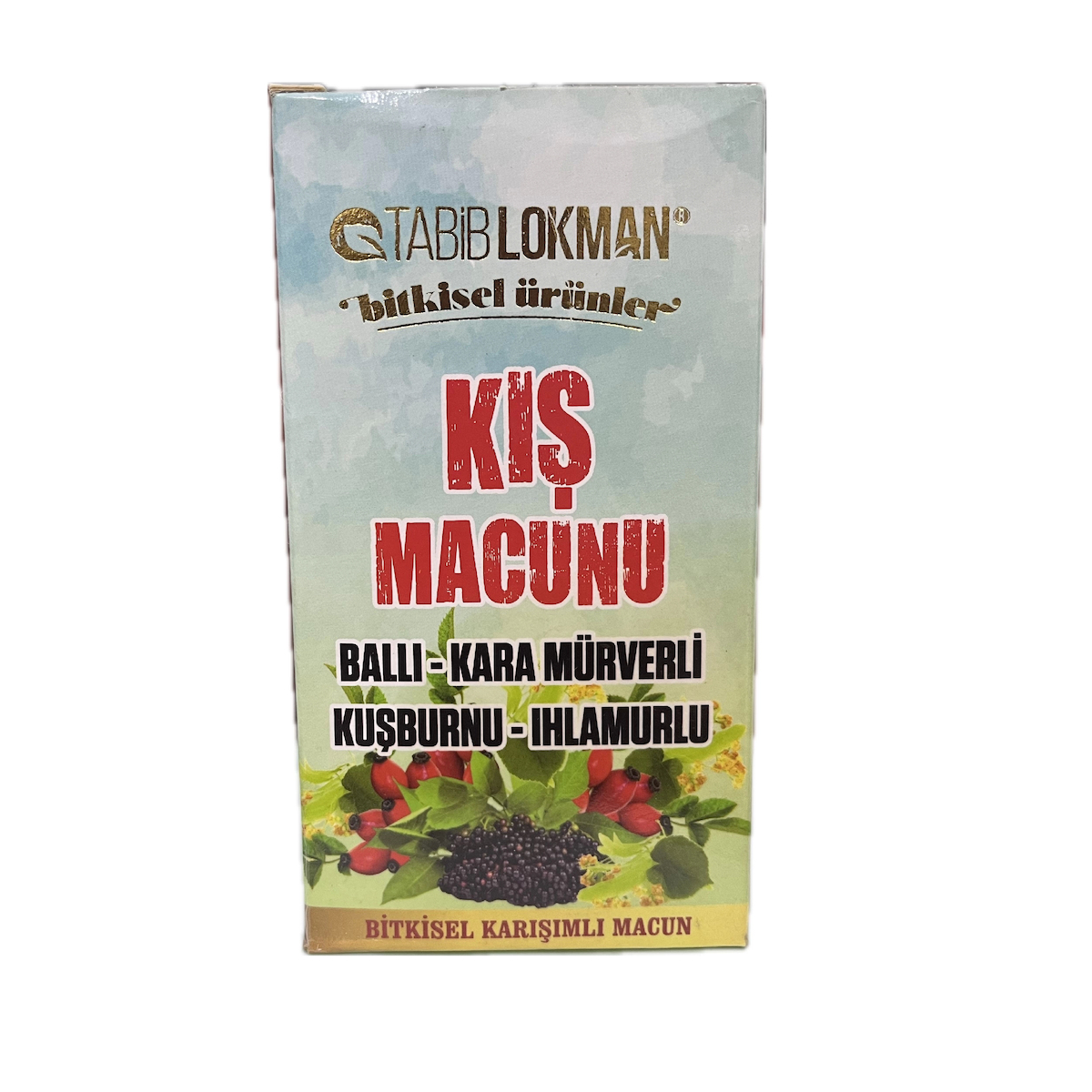 Tabib Lokman Kış Macunu Ballı Kara Mürverli Kuşburnu Ihlamurlu Bitkisel Macun 450 g