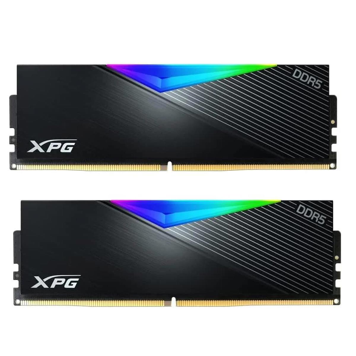 XPG 32GB (2X 16GB) DDR5 6400MHZ CL32 RGB DUAL KIT PC RAM LANCER AX5U6400C3216G-DCLARBK