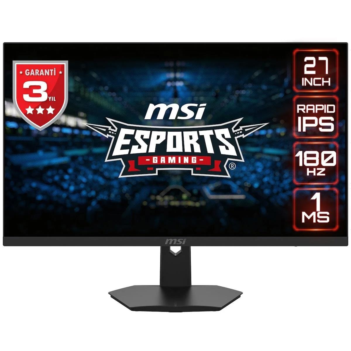 MSI G274F 27″ FHD FLAT RAPID IPS 180HZ 1MS ADAPTIVE-SYNC GAMING MONITOR