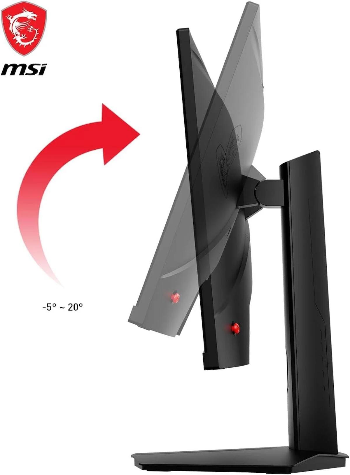 MSI G244F E2 FHD FLAT RAPID IPS 180HZ 1MS 23.8″ FREESYNC PREMIUM GAMING MONITOR