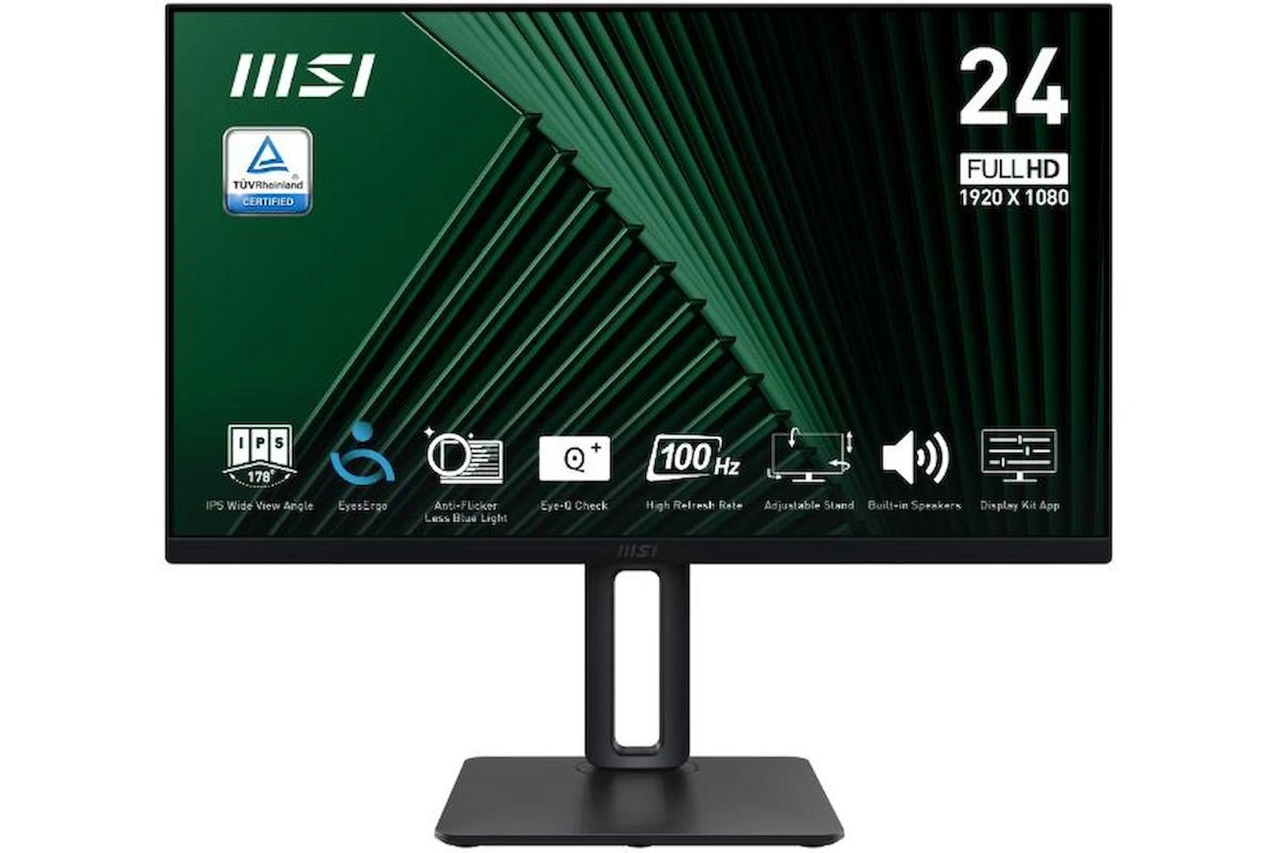 MSI PRO MP245PG 23.8” FHD FLAT IPS 100HZ 1MS ADAPTIVE-SYNC PIVOT MONITOR