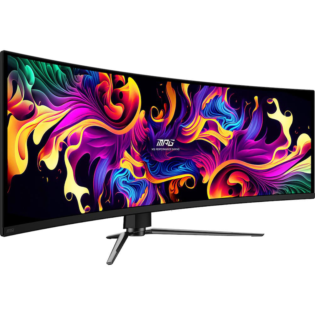 MSI MPG 491CQPX QD-OLED 49 5120×1440 240Hz 0.03 ms HDMI DP Type-C True Black 400 1800R Curved OLED Gaming Monitör