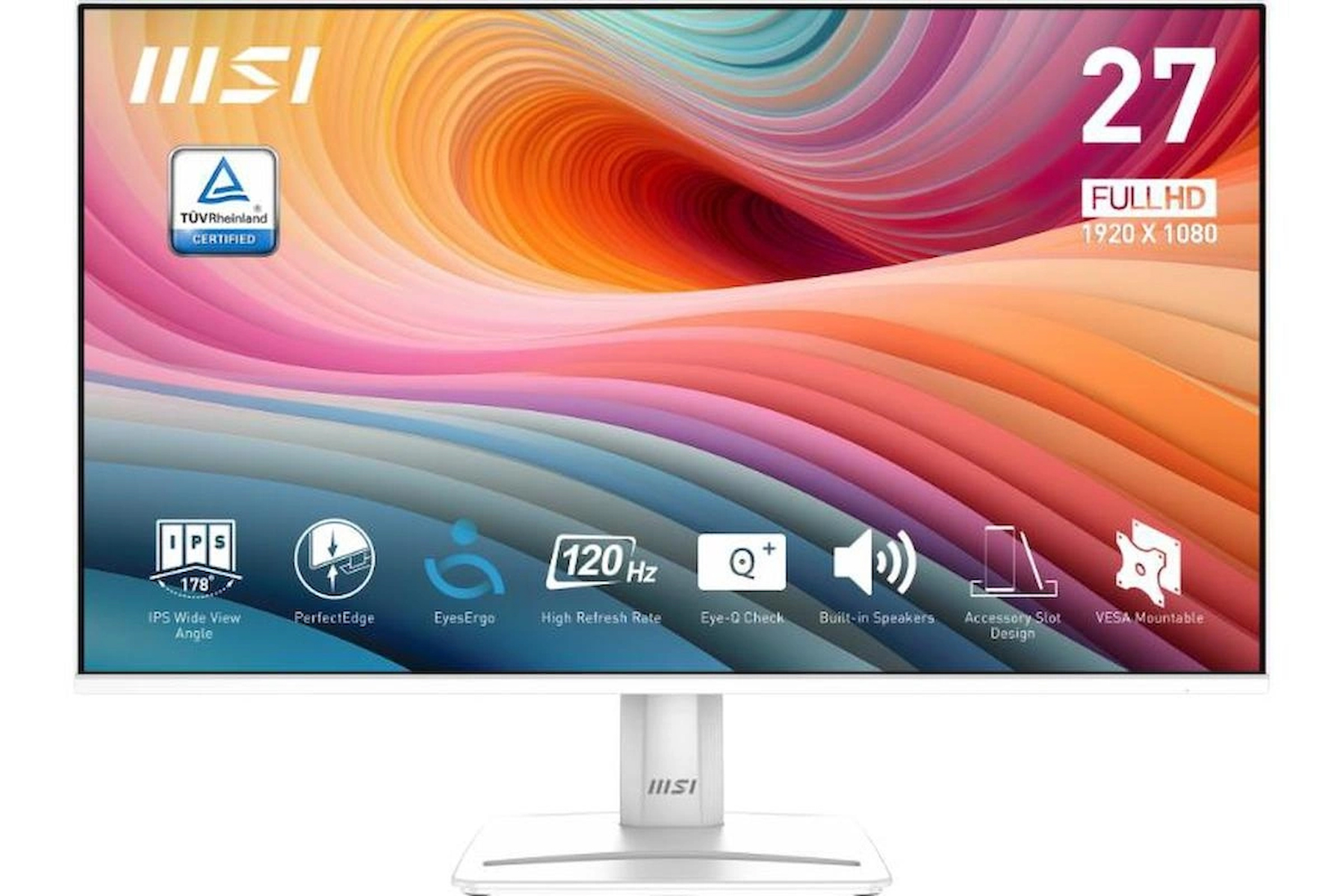 MSI 27″ PRO MP275W E2 1920×1080 (FHD) FLAT IPS 120HZ 1MS Adaptive-Sync MONITOR