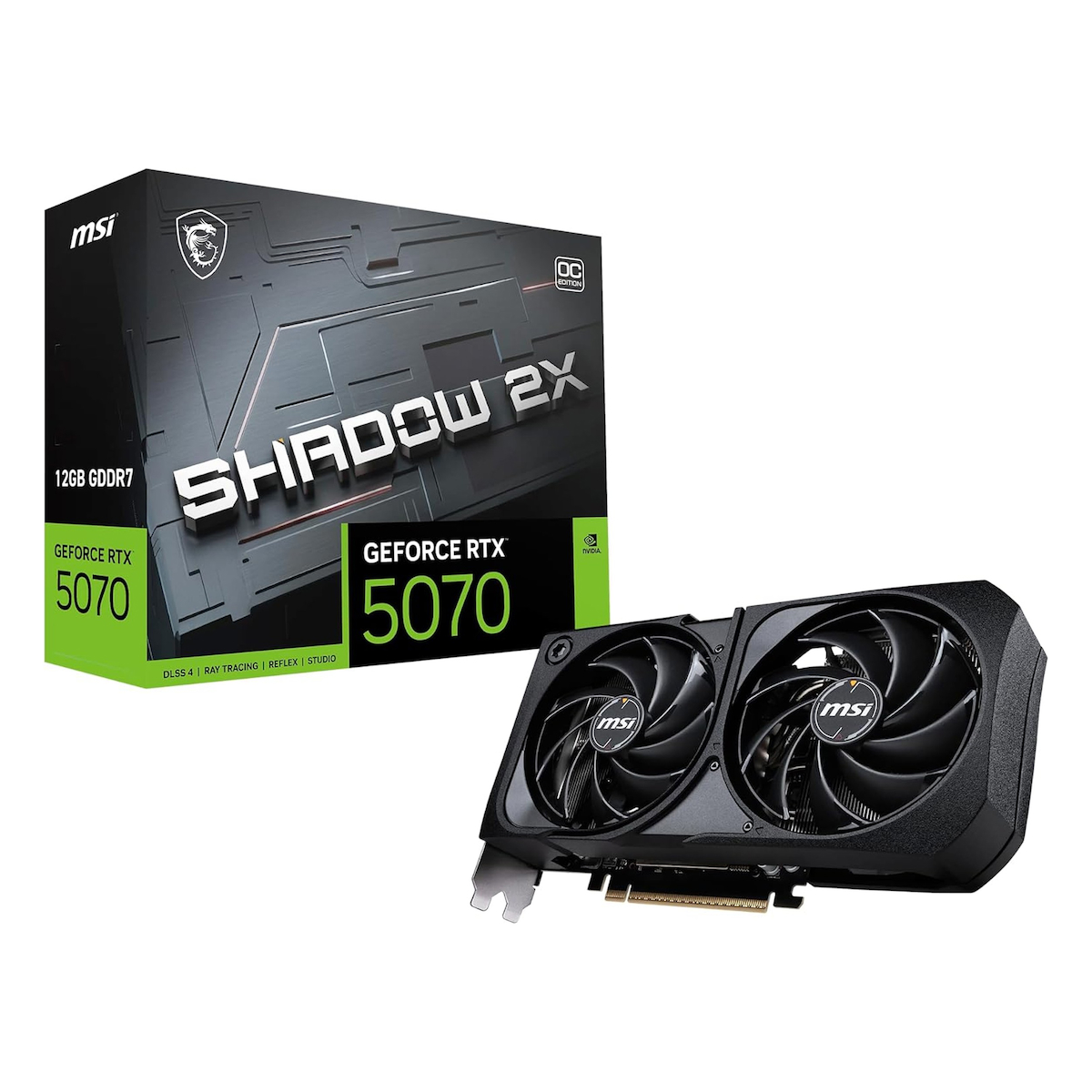 MSI Shadow 2X GeForce RTX 5070 OC 12GB GDDR7 192Bit HDMI/DP Ekran Kartı