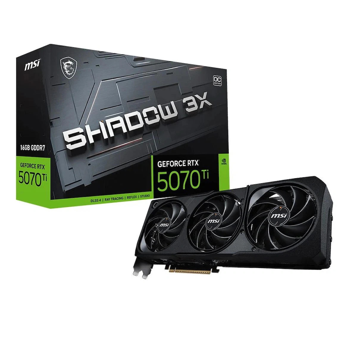 MSI VGA GEFORCE RTX 5070 TI 16G SHADOW 3X OC