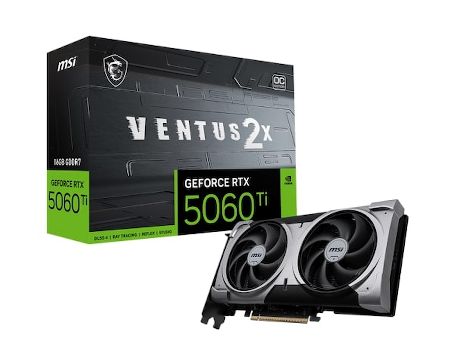 MSI GeForce RTX 5060 TI 16GB VENTUS 2X OC PLUS GDDR7 128Bit Gaming (Oyuncu) Ekran Kartı