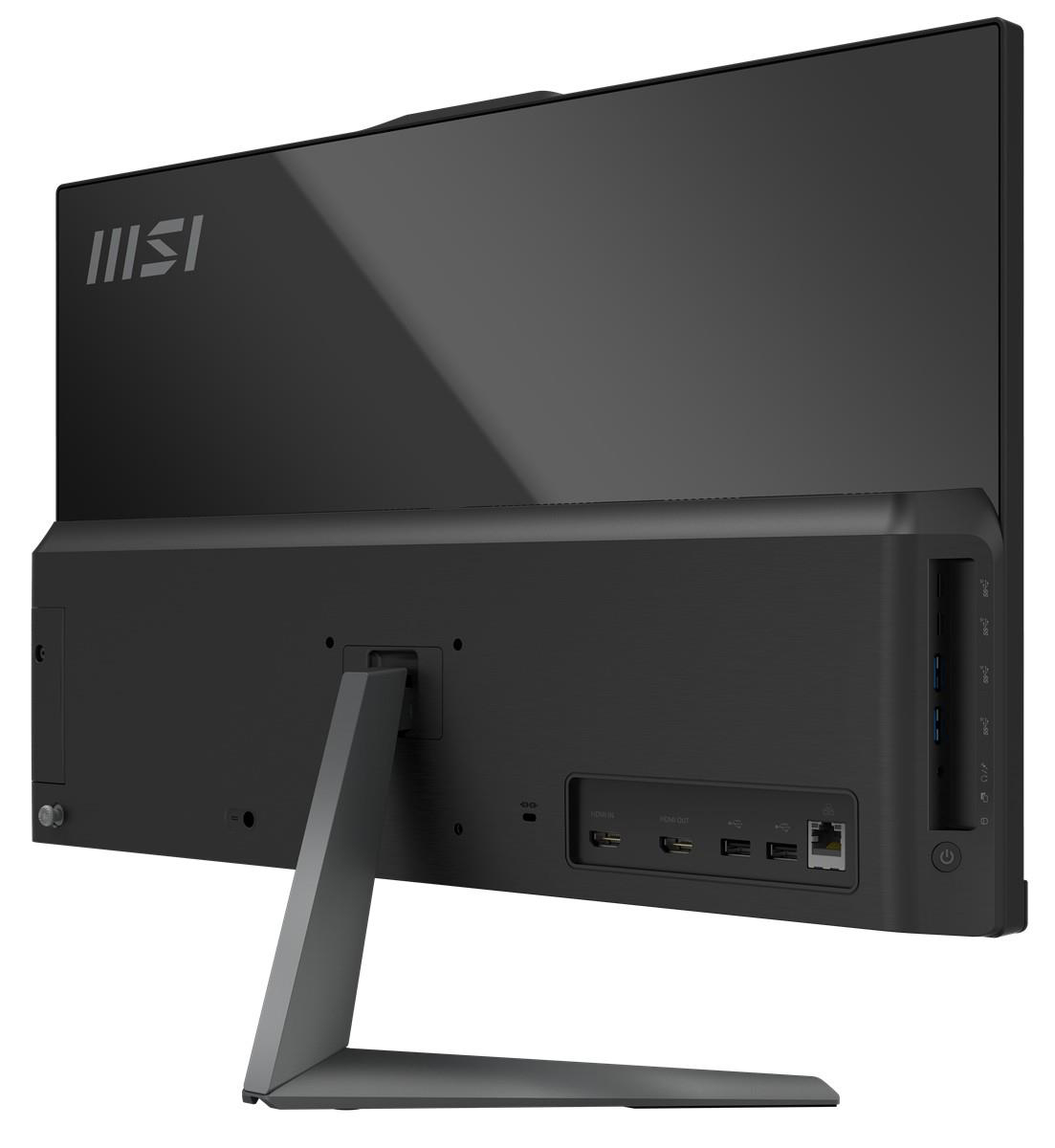 MSI MODERN AM242 1M-2268XEU 24 FHD 16:9 (1920X1080) CORE 5 120U 8GB DDR5 512GB SSD FDOS SIYAH AIO PC