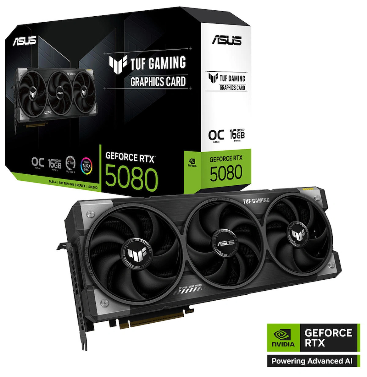 ASUS TUF Gaming GeForce RTX 5080 OC 16GB GDDR7 256 Bit DLSS 4 Ekran Kartı