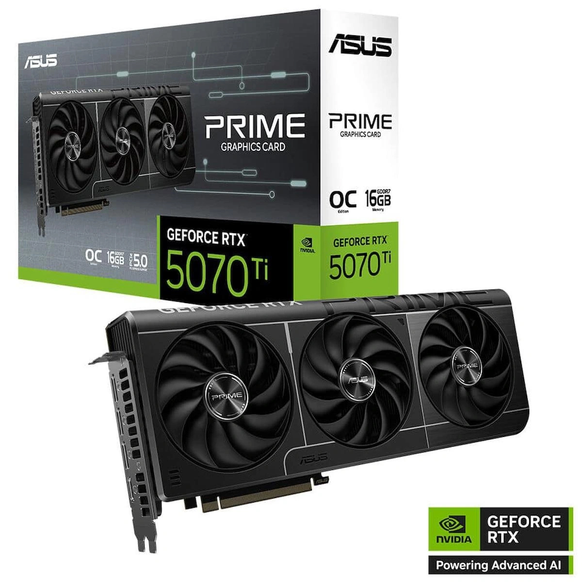 ASUS PRIME RTX 5070 TI Prime OC Edition PRIME-RTX5070TI-O16G 256 GB GDDR7 16 GB Ekran Kartı