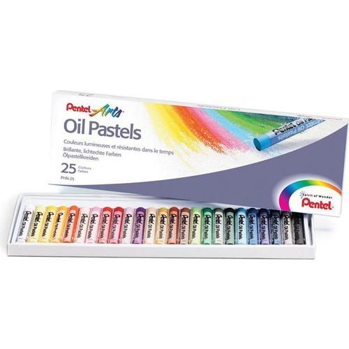 Pentel Yağlı Pastel Boya Seti 25'Li