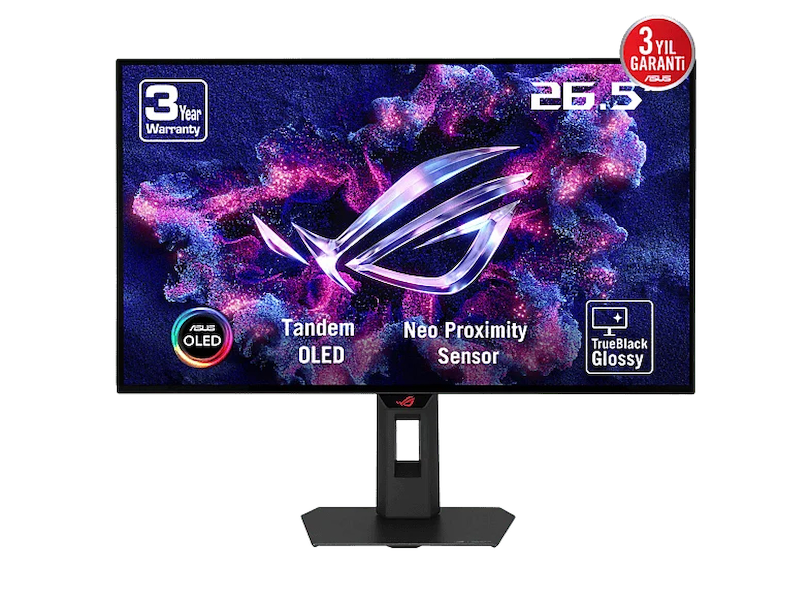 ASUS Rog Strix XG27AQWMG 26.5 inç Tandem 0.03 ms 280 Hz 1500cd(HDR max) DP HDMI OLED Gaming Monitör