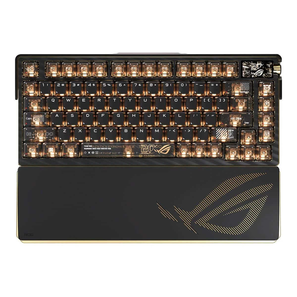 ASUS ROG Azoth Extreme Edition 20. Yıl NX Mekanik Switch 8K Hz Hotswap RGB Kablosuz Türkçe Gaming Klavye