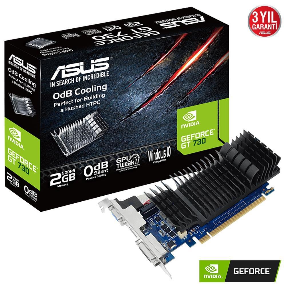 Asus GeForce GT 730 64 Bit GDDR5 2 GB Ekran Kartı