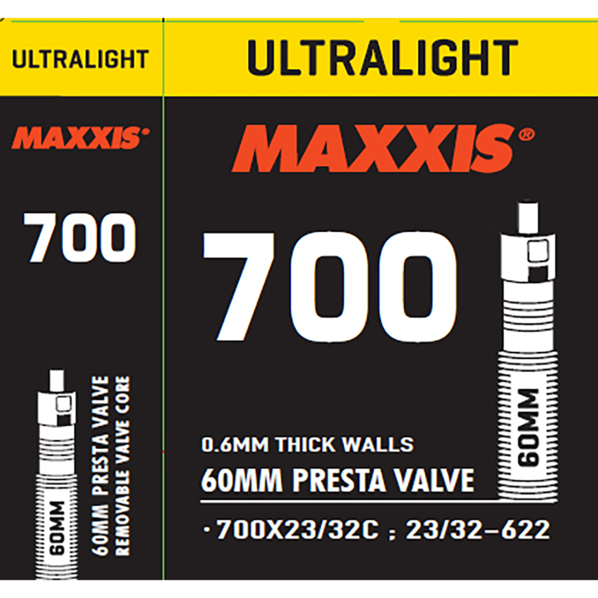 MAXXIS ULTRALIGHT TUBE 700x2332C 60mm PRESTA İÇ LASTİK