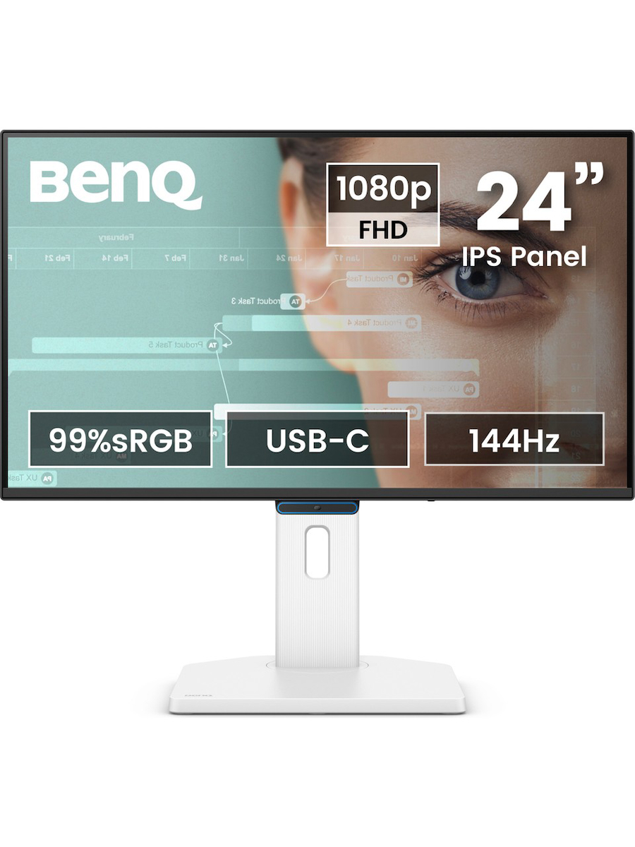 BenQ GW2490TC 23,8” IPS Full Hd 144 Hz HDMI Dp Usb-C mm Pivot Eye-Care Beyaz Ev Ofis Monitörü